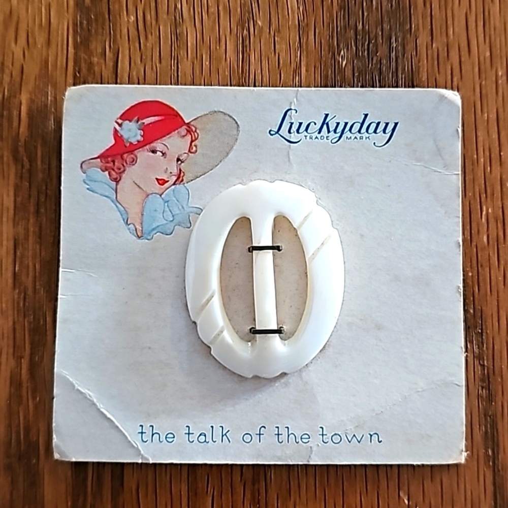 Vintage Luckyday  Buckle